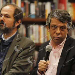 Juan Villoro y Rodrigo Pardo