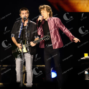 Juanes y Mick Jagger