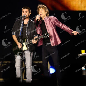 Juanes y Mick Jagger