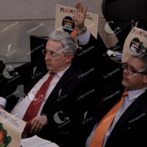 Álvaro Uribe e Iván Duque