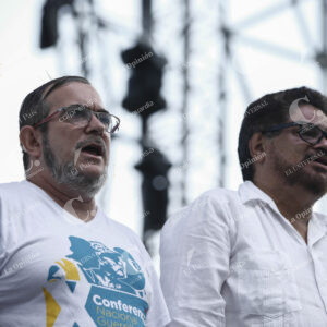 Rodrigo Londoño e Iván Márquez