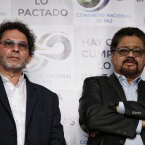 Pastor Alape e Iván Marquez