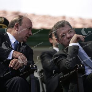 Luis Carlos Villegas y Juan Manuel Santos