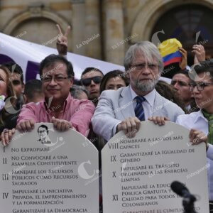 Claudia López y Antanas Mockus adhieren a Gustavo Petro