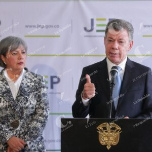 Presidente Santos en la JEP