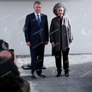 Juan Manuel Santos y Doris Salcedo