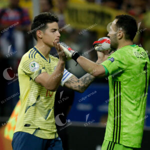 James Rodríguez y David Ospina