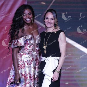 Caterine Ibargüen y Ximena Restrepo