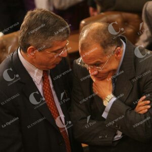 César Gaviria y Alfonso Gómez Méndez