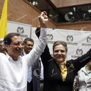 Gustavo Petro y Clara López