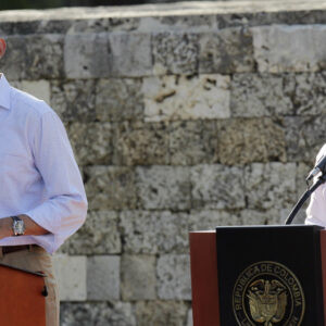 Barack Obama y Juan Manuel Santos