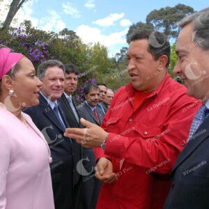 Álvaro Uribe Vélez, Hugo Chávez y Piedad Córdoba