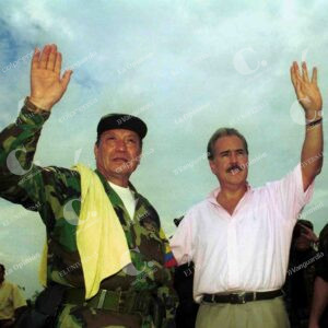 Manuel Marulanda Vélez, Tirofijo, y Andrés Pastrana