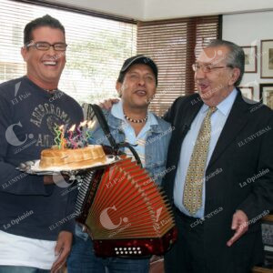 Carlos Vives, Egidio Cuadrado y Fernando González Pacheco