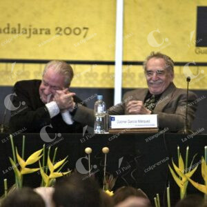Gabriel García Márquez y Álvaro Mutis