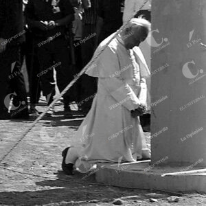 Papa Juan Pablo II en Armero