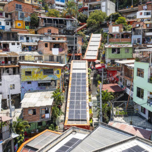 Escaleras Eléctricas de la Comuna 13 Paneles Solares