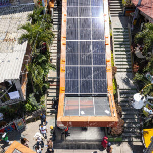 Escaleras Eléctricas de la Comuna 13 Paneles Solares