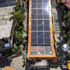 Escaleras Eléctricas de la Comuna 13 Paneles Solares