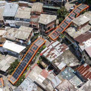Escaleras Eléctricas de la Comuna 13 Paneles Solares