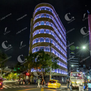 Centro de Medellín Nocturno
