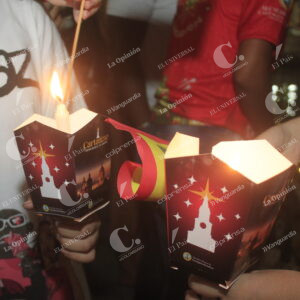Encendido de luces del pesebre