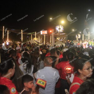 Encendido de luces del pesebre