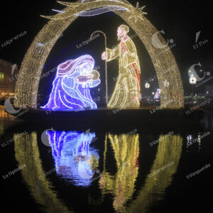 Encendido de luces del pesebre