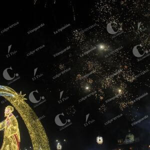 Encendido de luces del pesebre