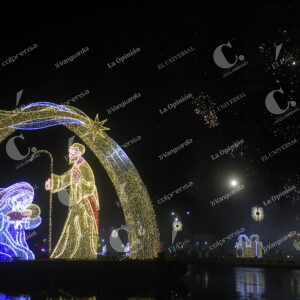 Encendido de luces del pesebre