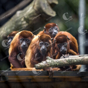 Monos aulladores