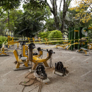 Parque deportivo en pandemia