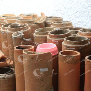 Macetas en barro