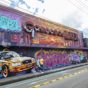 Grafiti en Postobón