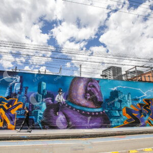 Grafiti en Postobón